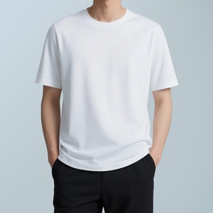 เสื้อยืดคอกลม ผ้าสแปนเด็กซ์ โมดอล คอตตอน 200gsm แบบยูนิเซ็กซ์ รับสกรีนโลโก้ ป้ายแบรนด์  งานพิมพ์ DTG ลายกราฟิก เสื้อยืด<span class=keywords><strong>เปล่า</strong></span>ผู้ชาย - Product Image 1