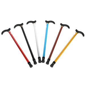 Alica Bastón telescópico de aleación de aluminio de dos secciones-Punta de goma antideslizante ultraligera ajustable 54-90cm para ancianos - Product Image 1