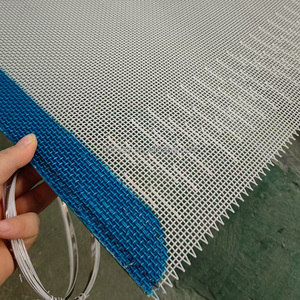 Màu xanh lưới băng tải thực phẩm lớp Polyester lưới chịu nhiệt độ cao sấy lưới - Product Image 4