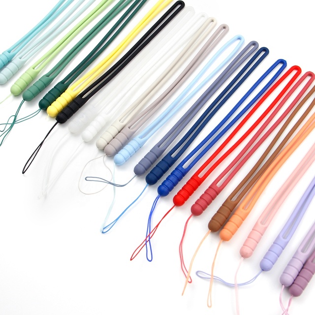 Multi Color Men's Normcore Silicone Wrist Mobile Phone Strap Chain Personalized 14cm Length 3.5g