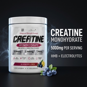 Creatina Monoidrato in Polvere - Creatina con HMB ed Elettroliti per <span class=keywords><strong>Nutrizione</strong></span> Sportiva <span class=keywords><strong>e</strong></span> Supporto alle Prestazioni Muscolari - Product Image 1