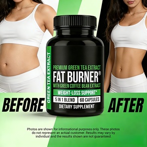 Suplemento en Cápsulas Supresor del Apetito con Extracto de Té Verde y Extracto de Grano de Café Verde de Capital Green Tea, Marca Estatal, Promueve la Quema de <span class=keywords><strong>Grasa</strong></span> - Product Image 4