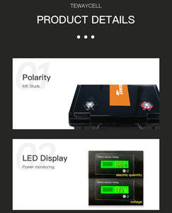 Kemasan baterai Lithium Ion 12 v-256 V isi ulang 100ah-200ah Lifepo4 untuk Yacht Ebike EV Boat 36 v-96 V sistem penyimpanan energi - Product Image 4