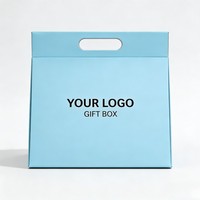 Boîte cadeau triangulaire personnalisée avec logo, en papier, pliable, recyclable, avec fermeture magnétique, pour rangement créatif