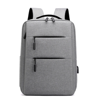 Logo personnalisé Sac à dos unisexe pour ordinateur portable pour hommes Business Nouveau design Sacs pour étudiants Sac à dos de voyage avec USB Vie quotidienne