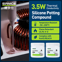 Composé d'encapsulation en silicone bicomposant pour l'électronique des batteries, les circuits imprimés BMS et les modules d'alimentation |   SIRNICE CC1004G