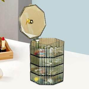 360 Вращающийся Пластиковый Органайзер для ювелирных изделий - Product Image 4