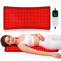 Enveloppement corporel de luminothérapie rouge 360 LED à triple puce 36W, coussin de luminothérapie infrarouge réglable