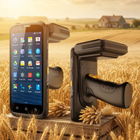 Lecteur d'étiquettes portable UHF RFID EPC Gen2 902-928 MHz, portée 15 m, avec scanner 1D/2D pour la gestion des stocks en vente au détail