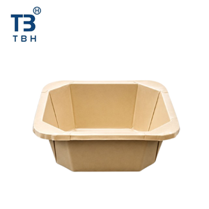 Bol carré jetable biodégradable de qualité alimentaire 1000 ml du fabricant malaisien pour l'emballage de gâteaux et de snacks en hôtellerie - Product Image 3