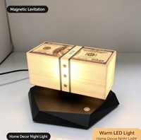 Lampe Dollar à LED 3 Couleurs Changeantes, Veilleuse Flottante en Forme d'Argent, Décoration Créative pour la Maison, Cadeau de Bureau, Vente en Gros Directe Usine