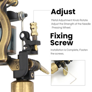 Rueda de Presión de Agujas Externa para Máquina de Bobinas y Rotatoria, Piezas de Tatuaje, Varilla de Presión de Agujas de Tatuaje - Product Image 3