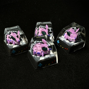 Keycap artisanal en résine imprimé en 3D, Snorlax, usinage CNC, pour clavier mécanique - Product Image 6