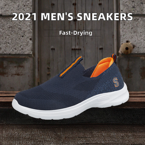 Nouveautés 2021 Chaussures de sport légères en maille noire pour l'extérieur Respirantes Tendance de la mode Chaussures pour hommes Chaussures de marche Chaussures de course - Product Image 2