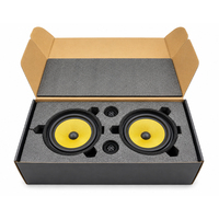 Ensemble de haut-parleurs coaxiaux professionnels de 6,5 pouces avec tweeters à pilier, 30 W RMS, 120 W max, 90 dB, 4 ohms, système audio de voiture