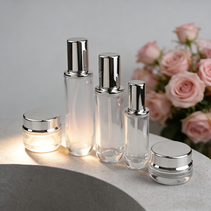 Emballages cosmétiques, flacons en verre pour lotion et sérum, pots à crème de 30g, 50g, 100ml, avec couvercles, ensemble cosmétique pour femmes - Product Image 6