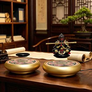 Escultura Magnética Levitante de Sun Wukong, Rey Mono, con Base LED RGB y Altavoz Bluetooth, Decoración de Escritorio para el Hogar, Black Myth Wukong - Product Image 5