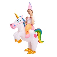 Adulte gonflable équitation sur cheval drôle fantaisie Air sauter Costumes robe pour fête Halloween Costumes hommes femmes