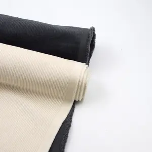 Factory price ready stock soft 100% organic cotton 11 wales corduroy fabric for coat Pants Trousers Jacket