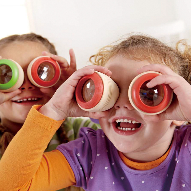 Wholesale Funny Wooden Kaleidoscope Toy Kids