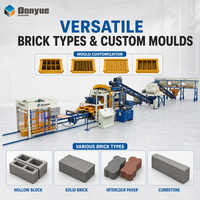 Vente directe usine : Machines de fabrication de blocs de béton entièrement automatiques QT12-15, machines à briques