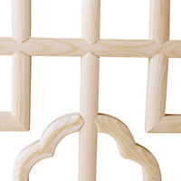 Porte intérieure en bois massif de sapin avec grille en bois et vitrage, durable, pour chambre – Vente en gros usine