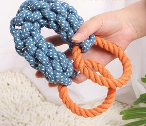 Jouet à mâcher pour chien en corde de coton de haute qualité Kangdaer - Entraînement interactif, taille 38 cm, résistant aux morsures - Product Image 2