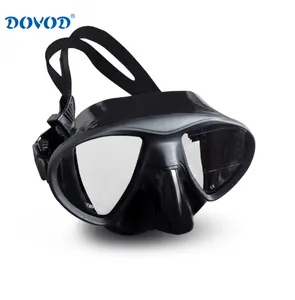 Custom Hoge Kwaliteit Laag Volume Scuba Free Diving Snorkel Masker Professionele Speervissen Masker