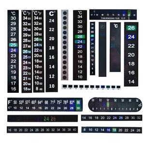 Термометрические полоски из жидкокристаллического ПЭТ для измерения температуры в помещении, диапазон 10-30°C (22-50°F), размер 12*2.2 см - Product Image 5