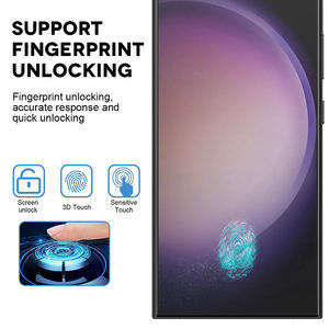 กระจกนิรภัยใสแบบ 2.5D HD สำหรับ Samsung S25 รองรับการปลดล็อคด้วยลายนิ้วมือ ความแข็ง 9H ฟิล์มกันรอยหน้าจอสำหรับ Samsung Galaxy S25 Ultra S24 Ultra - Product Image 5
