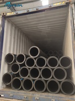 Tuyau de drainage perforé en HDPE 100mm 110mm SDR11 DN150 160mm 200mm 250mm 280mm, tuyau d'eau PE pour l'irrigation