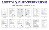 Sistema de Batería Solar Integrado de 6kW 10.24kWh 51.2V 200Ah con Función UPS, Conmutación de 10ms, Onda Sinusoidal Pura para Conexión a la Red Doméstica