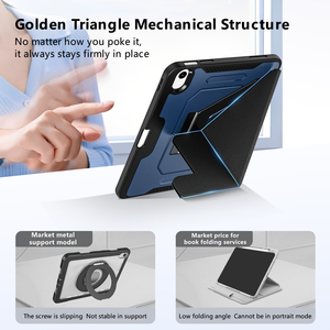 Livraison rapide en <span class=keywords><strong>7</strong></span> jours en stock Étui en cuir transformable Y-Fold pour <span class=keywords><strong>iPad</strong></span> Air 5e/6e génération <span class=keywords><strong>Pro</strong></span> 11 <span class=keywords><strong>Coque</strong></span> rigide en acrylique de protection - Product Image 6