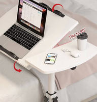 Bureau debout ergonomique pliable et réglable en hauteur pour un gain de place, idéal pour le télétravail et le travail sur ordinateur