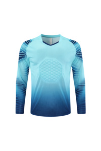 Maglia <span class=keywords><strong>da</strong></span> <span class=keywords><strong>Portiere</strong></span> Personalizzata 2026 a Maniche Lunghe, Traspirante, ad Asciugatura Rapida, Altamente Elastica, con Stampa a Sublimazione - Product Image 2