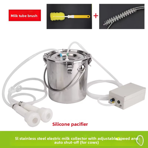 Mini Máquina <span class=keywords><strong>de</strong></span> Ordeño Portátil Recargable, Equipo <span class=keywords><strong>de</strong></span> Succión <span class=keywords><strong>de</strong></span> Leche Eléctrico Pulsante para Vacas, Ovejas y <span class=keywords><strong>Burros</strong></span> - Product Image 5