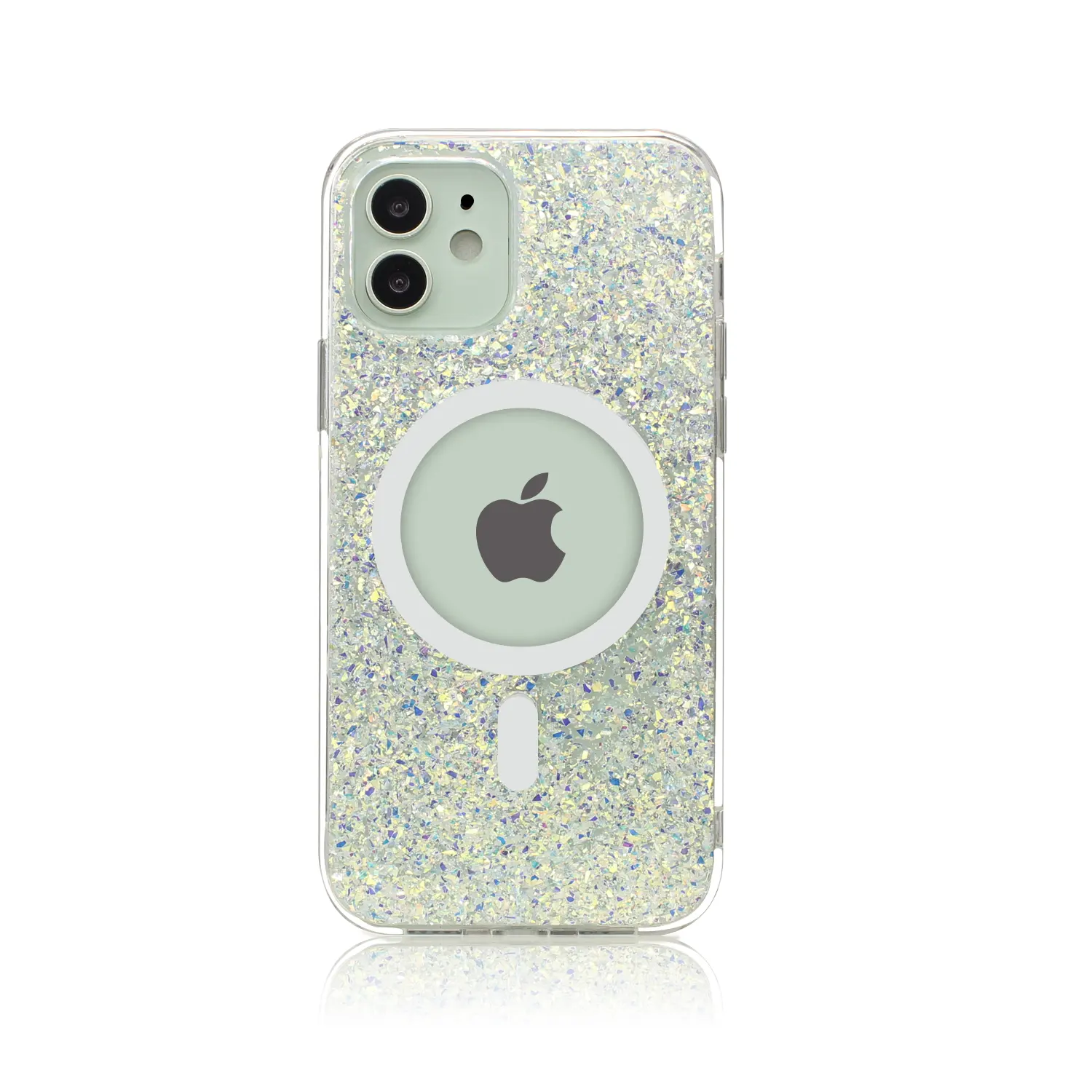 Wholesale OEM/ODM Magnetic Cell Phone Case Mobile Phone Shiny Glitter Phone Case for iPhone 12 Pro Max Magnetic Case