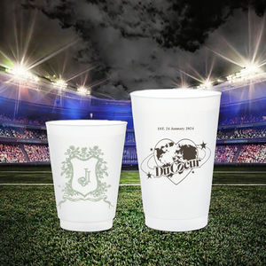 Kailiou özelleştirmek Logo baskı plastik bardak BPA ücretsiz 16OZ 12OZ yeniden Frost stadyum fincan düğün parti için promosyon fincan - Product Image 2
