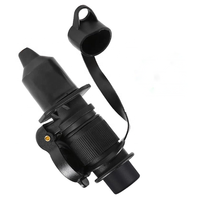 Prise de remorque 3Pin 12 V et prise de tracteur Attelage de remorquage 3 broches étanche pour machines agricoles, camions, tracteurs, bateaux