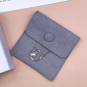 Empaque Personalizado para Collares y Joyas con Bolsa y Estuche, Estuche para Anillos, Estilo de Bolsa con Solapa, 8cm x 8cm - Product Image 3