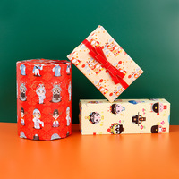 Cadeau de Noël Vacances Motif de Noël Papier d'emballage Impression Papier d'emballage
