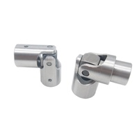 Junta universal única de micro aluminio inoxidable mecanizado CNC personalizado