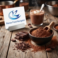 Poudre de cacao alcalinisée 10-12% de matières grasses, ingrédient de chocolat finement moulu pour les applications en boulangerie, en pâtisserie et en boissons