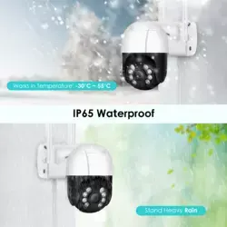 1080P 3MP 5MP كاميرات الأمن مزودة بخاصية WIFI في الهواء الطلق PTZ سرعة قبة كاميرا لا سلكية CCTV عموم الميل 5X التكبير IR شبكة كاميرا مراقبة - Product Image 5