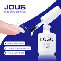 Base de Gel Renforcée Hema en Gros, Gel Extra Épais pour Renforcer les Ongles, Gel Base UV LED Longue Durée pour Salons de Beauté Professionnels