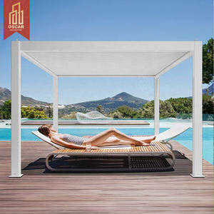 Columpio de <span class=keywords><strong>terraza</strong></span> <span class=keywords><strong>grande</strong></span> al por mayor con 3 cojines de lona y parasol para jardín al aire libre, patio, Parque y pérgola del hogar - Product Image 5