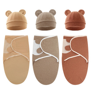 Vêtements pour bébés en gros, ensemble de couverture anti-coup de pied en coton pur uni, <span class=keywords><strong>gigoteuse</strong></span> pour bébé - Product Image 5
