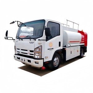 รถบรรทุกน้ำมัน ISUZU NQR 5000L ขนาดเล็ก รถบรรทุกส่งน้ำมันดีเซล พร้อมปั๊มสำหรับเติมน้ำมันในสถานีบริการน้ำมัน - Product Image 1