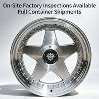 Jantes Flowtone SRT 5 branches 16 17 19 pouces 4x100/114.3 5x112/120 en alliage coulé AMG, légères, pour la course