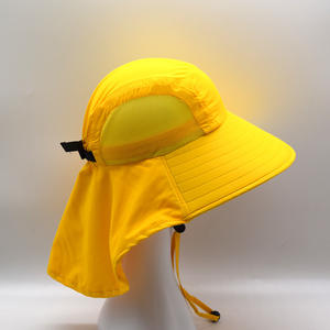 Sombrero para el sol personalizable para niños Sombrero de capa transpirable de secado rápido de ala ancha para actividades al aire libre - Product Image 4